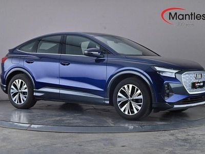 Blue Used 2023 Audi Q4 Sportback e-tron Sport SUV | £20,995 (Fair price)