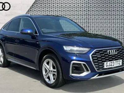 Used Audi Q5 S-Line 204 HP (150 kW) 2023 Blue SUV