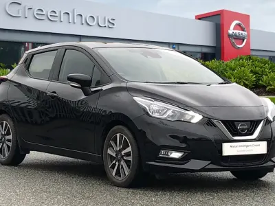 Used Nissan Micra Acenta 90 HP (66 kW) 2019 Black Hatchback