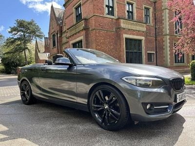 Used BMW 220 Sport Line 190 HP (139 kW) 2015 Grey Cabriolet