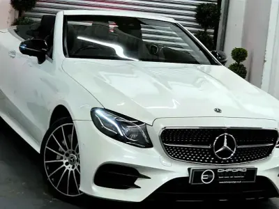 Used Mercedes E450 AMG line 367 HP (269 kW) 2019 White Cabriolet