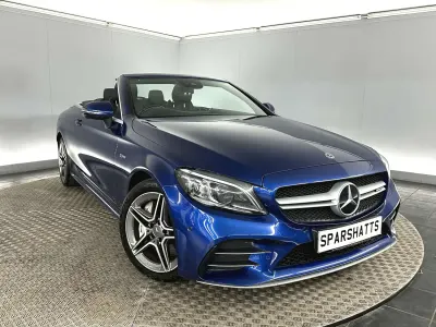Begagnad Mercedes C43 AMG Premium 2021 Blå Cab