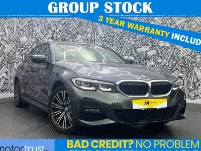 Begagnad BMW 330e M Sport 292 HK (214 kW) 2020 Grå Sedan