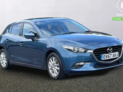 Used Mazda 3 150 HP (110 kW) 2017 Blue Hatchback