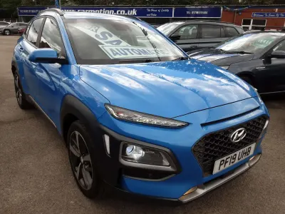 Used Hyundai Kona Premium 177 HP (130 kW) 2019 Blue SUV