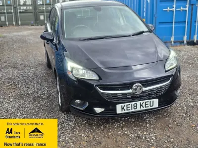 Used Vauxhall Corsa 90 HP (66 kW) 2018 Blue Hatchback