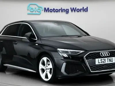 Used Audi A3 Sportback S-Line 150 HP (110 kW) 2021 Black Hatchback