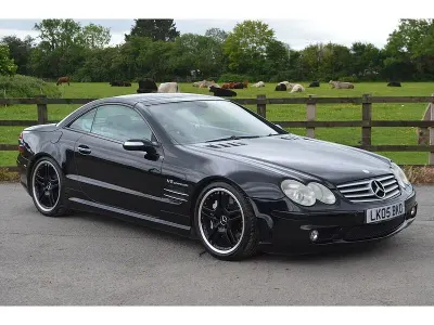 Used Mercedes SL55 AMG AMG 2005 Black Cabriolet