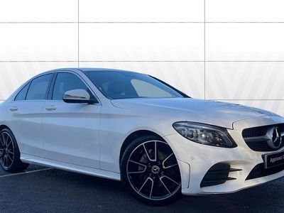 White Used 2019 Mercedes C220 AMG Line Premium Sedan | £16,470 (Fair price)