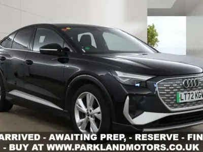 Used Audi Q4 Sportback e-tron S-Line 150 kW (204 HP) 2022 Black SUV