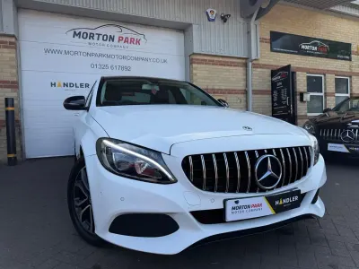 Used Mercedes C200 Premium 2018 White Sedan