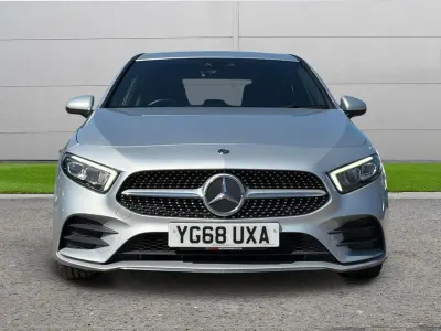 Used Mercedes A200 AMG line 161 HP (118 kW) 2018 Grey Hatchback