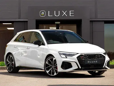 Used Audi S3 Sportback Advanced 310 HP (228 kW) 2022 White Hatchback