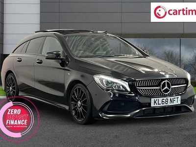 Used Mercedes CLA220 Shooting Brake AMG line 2019 Black Estate