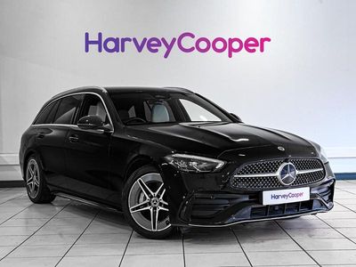 Used Mercedes C200 AMG line 204 HP (150 kW) 2024 Black Estate