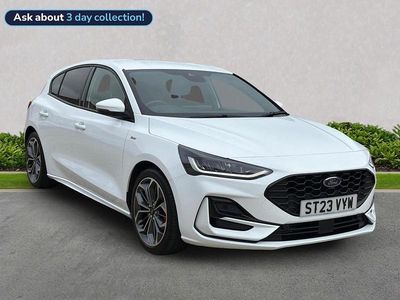 White Used 2023 Ford Focus ST-Line X Hatchback | £17,000 (Fair price)