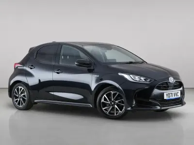 Used Toyota Yaris Design 2021 Black Hatchback