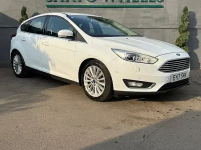Used Ford Focus Titanium X 125 HP (91 kW) 2017 White Hatchback