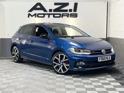 Used VW Polo GTI 200 HP (147 kW) 2019 Blue Hatchback
