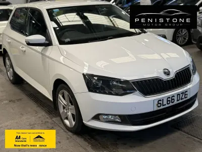 Used Skoda Fabia SE L 110 HP (80 kW) 2016 White Hatchback