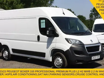 Used Peugeot Boxer Premium 140 HP (102 kW) 2023 White Van