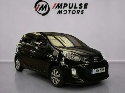 Used Kia Picanto 65 HP (47 kW) 2016 Black Hatchback