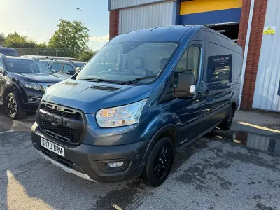 Used Ford Transit S 170 HP (125 kW) 2020 Blue Van