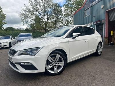 Begagnad Seat Leon FR 2018 Vit Halvkombi