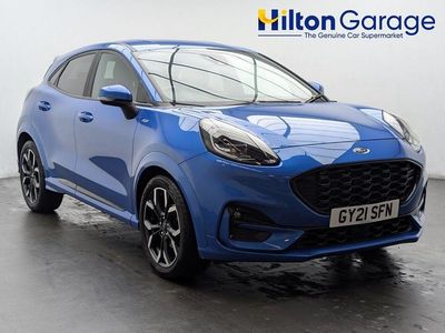 Blue Used 2021 Ford Puma ST-Line X Hatchback | £13,450 (Fair price)