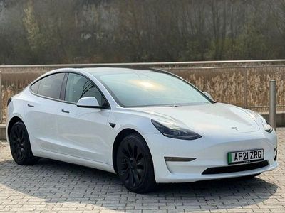 Used Tesla Model 3 Long Range AWD 366 kW (498 HP) 2021 White Sedan