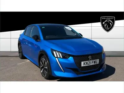 Used Peugeot 208 GTi 101 HP (74 kW) 2021 Blue Hatchback