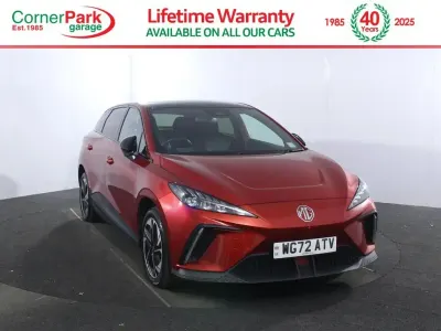 Used MG MG4 EV Trophy 2022 Red Hatchback