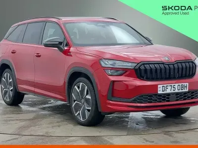 Used Skoda Kodiaq SportLine 110 HP (80 kW) 2025 Velvet red metallic SUV