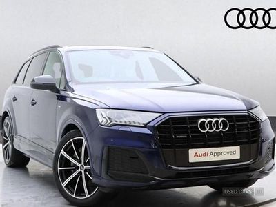Blue Used 2022 Audi Q7 Black Edition SUV | £44,990 (Fair price)
