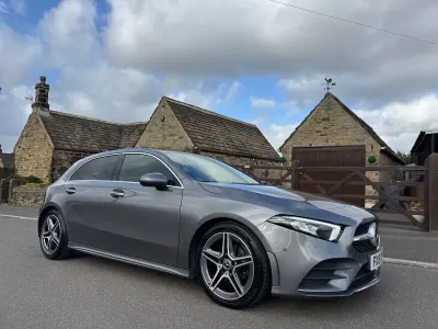 Used Mercedes A200 AMG Line Premium 150 HP (110 kW) 2019 Grey Hatchback