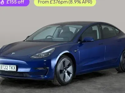 Used Tesla Model 3 Long Range AWD 366 kW (498 HP) 2022 Blue Sedan