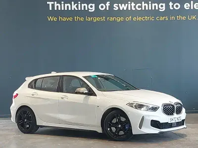 Used BMW M135 Comfort Edition 306 HP (225 kW) 2022 White Hatchback
