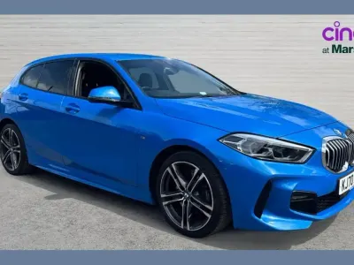Used BMW 118 M Sport 138 HP (101 kW) 2020 Blue Hatchback