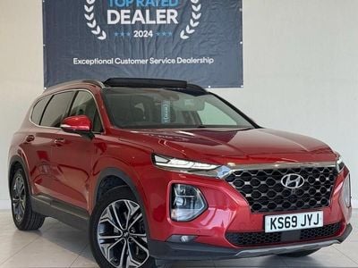 Orange Used 2019 Hyundai Santa Fe Premium SE SUV | £17,995 (Expensive)
