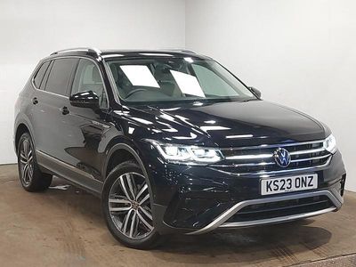 Black Used 2023 VW Tiguan Allspace R-line SUV | £28,298 (Fair price)