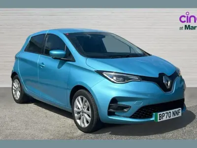 Used Renault Zoe Iconic 100 kW (136 HP) 2021 Blue Hatchback