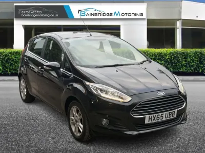 Used Ford Fiesta Zetec 2015 Black Hatchback