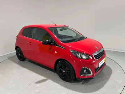 Used Peugeot 108 GT-line 82 HP (60 kW) 2016 Red Hatchback