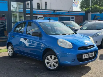 Begagnad Nissan Micra Visia 80 HK (58 kW) 2012 Blå Halvkombi