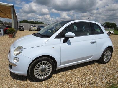 Used Fiat 500 Lounge 69 HP (50 kW) 2008 Blue Hatchback