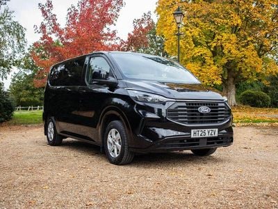 Black Used 2025 Ford Transit Custom Limited Van | £31,995 (Fair price)