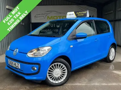Used VW up! high up! 75 HP (55 kW) 2015 Blue Hatchback