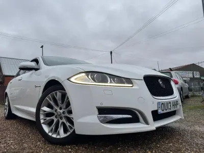Used Jaguar XF 2013 White Estate