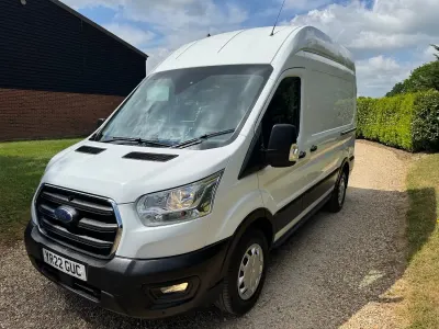 Used Ford Transit Trend 130 HP (95 kW) 2022 White Van