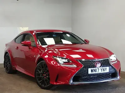 Used Lexus RC300h Sport Line 223 HP (164 kW) 2017 Red Coupe